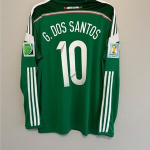 Mexico 2014 Giovani Dos Santos World Cup home jersey